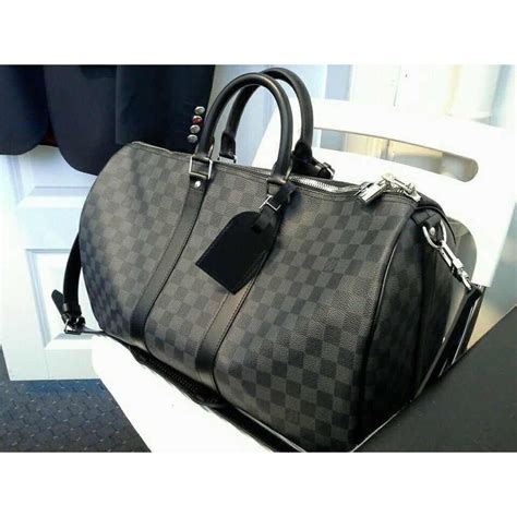 black louis vuitton shoulder bag|louis vuitton black checkered bag.